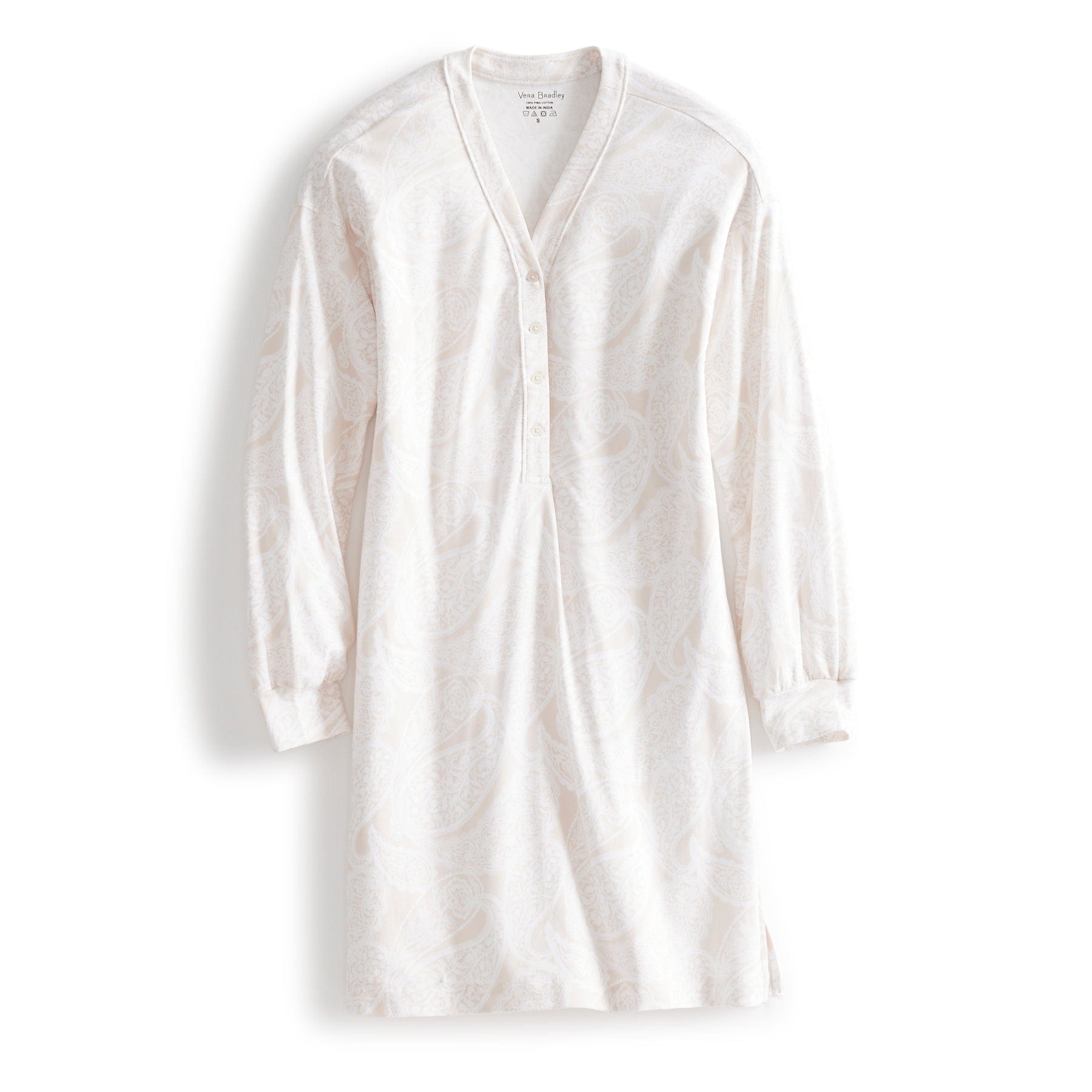 Henley Night Dress - Cotton | Vera Bradley Henley Night Dress - Cotton | Vera Bradley
