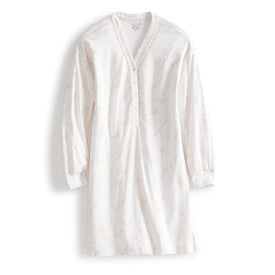 Henley Night Dress-Paisley Key Pumice Stone-Image 1-Vera Bradley