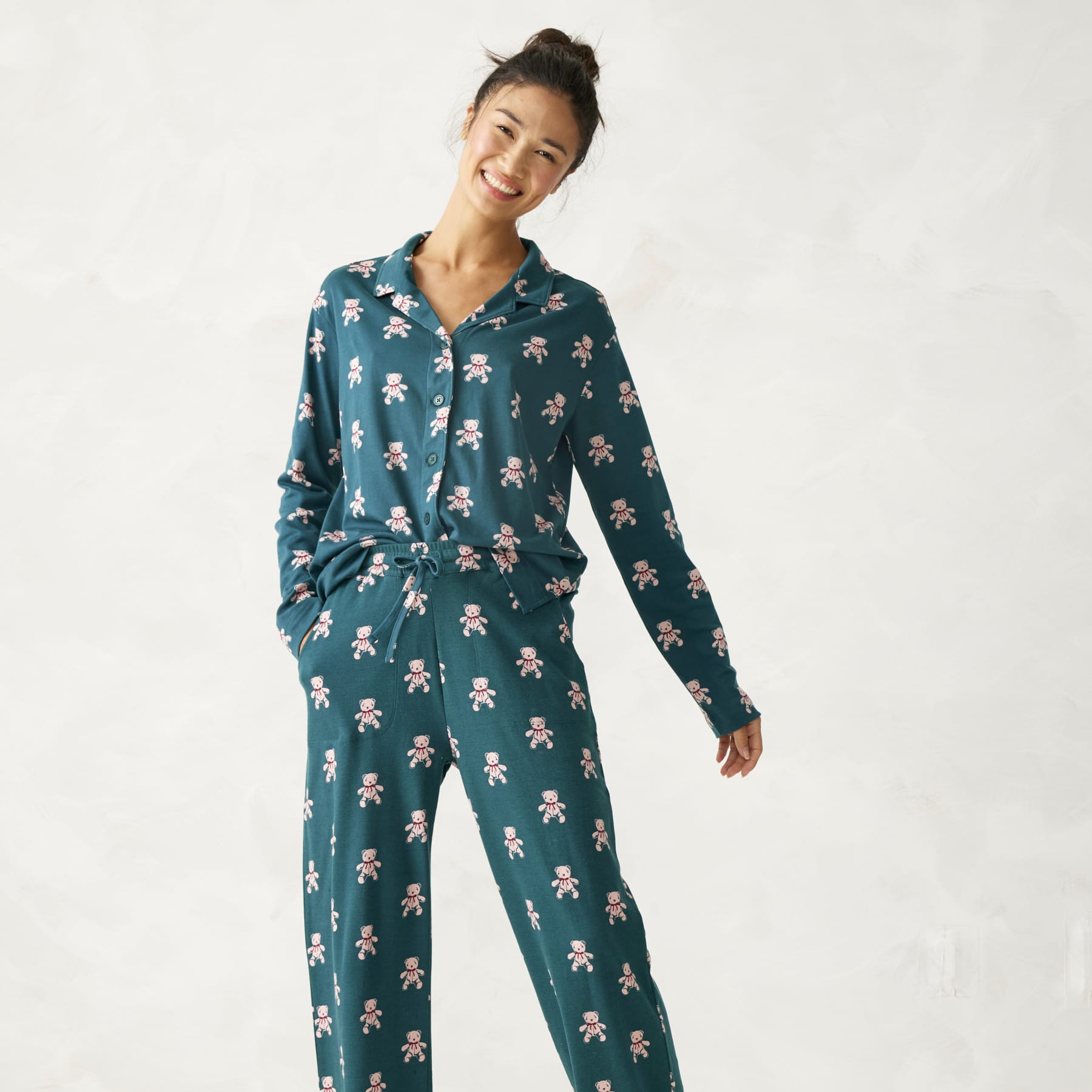 Long-Sleeved Pajama Set