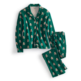 Long-Sleeved Pajama Set-Bear Mosaic-Image 1-Vera Bradley