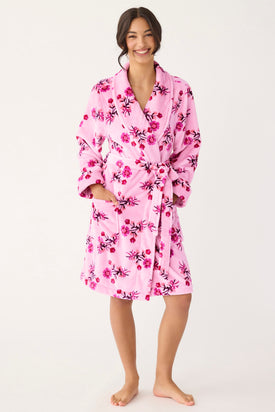 Robe - Melissa Ditsy Pink / XXLarge - XXXLarge - Image 2