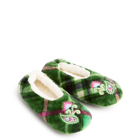Fleece Slipper Socks - Chelsea Plaid / Large - Image 1