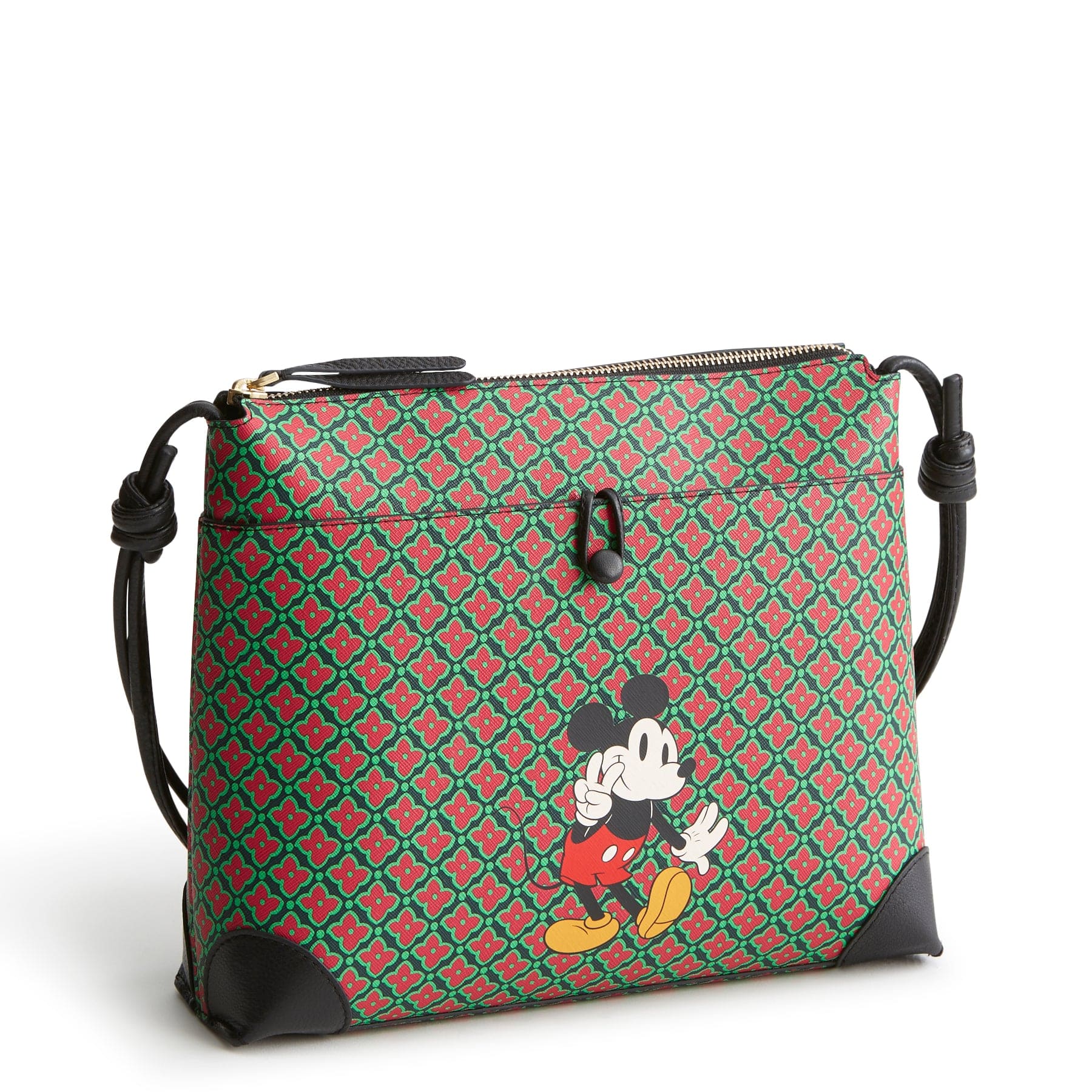 【Vera Bradley】ミッキーマウス アイコン柄 クロスボディバッグ Disney Mickey Mouse Crossbody - Nylon | Vera Bradley