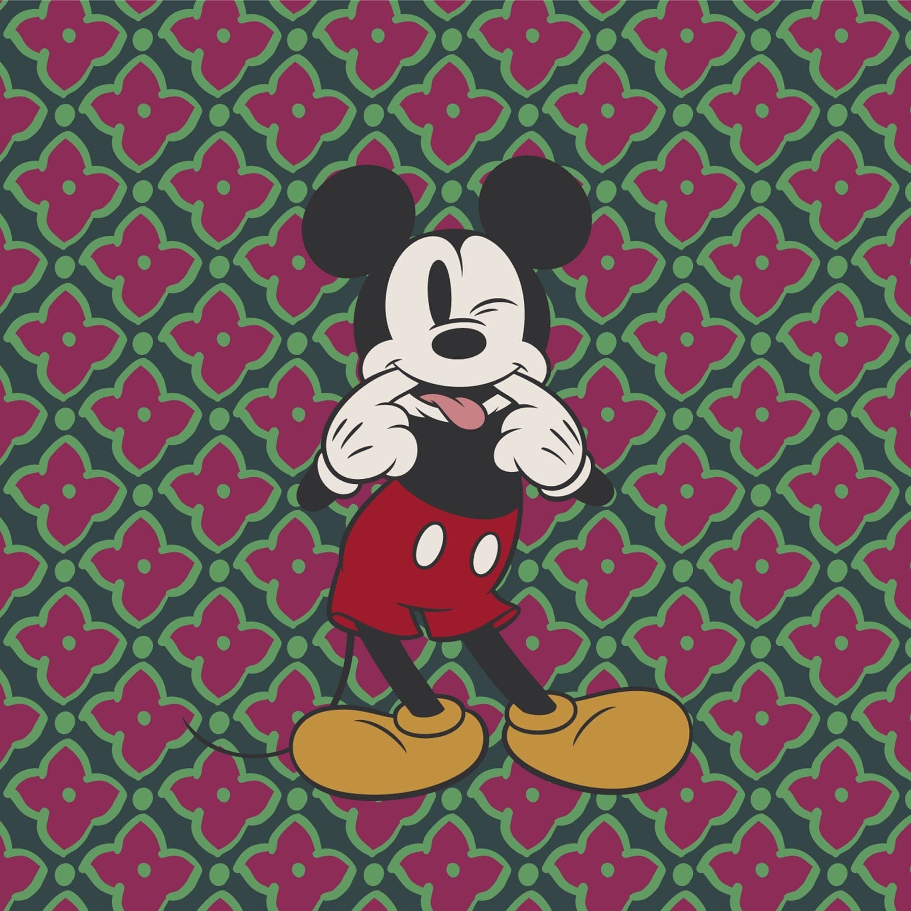Disney Silly Mickey Mouse Bag Charm | Vera Bradley