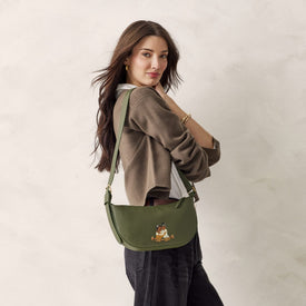 Disney Springbrook Sling Crossbody-Tiana on Bronze Green-Image 3-Vera Bradley