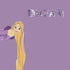 Disney Zip Card Pouch-Rapunzel on Purple Rhapsody-Image 3-Vera Bradley