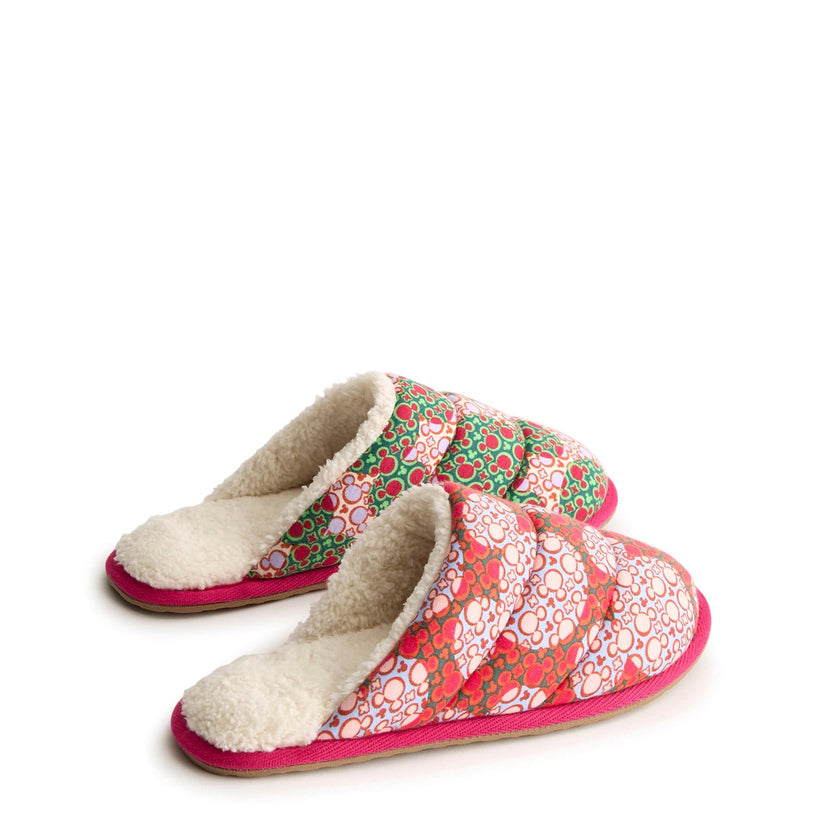 Disney Slippers-Mickey Mouse Kaleidoscope Multi-Image 1-Vera Bradley