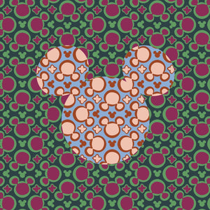 Mickey mouse whimsical paisley throw blanket by vera bradley sale