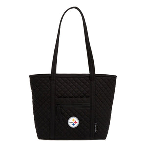 NFL Small Vera Tote - Black with Pittsburgh Steelers - Swatch Image