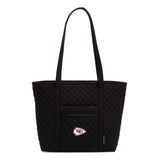 NFL Small Vera Tote - Black with Kansas City Chiefs - Swatch Image