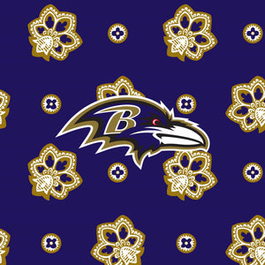 Small Vera Tote-Black with Baltimore Ravens-Image 2-Vera Bradley