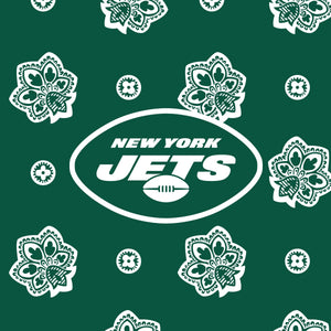 Small Backpack-Black with New York Jets-Image 2-Vera Bradley