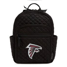Small Backpack-Black with Atlanta Falcons-Image 1-Vera Bradley