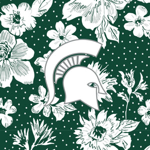 Small Backpack-Black with Michigan State University-Image 2-Vera Bradley