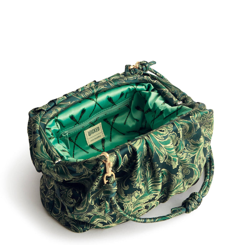 Wicked Taber Dumpling Bag-Positively Green-Image 4-Vera Bradley