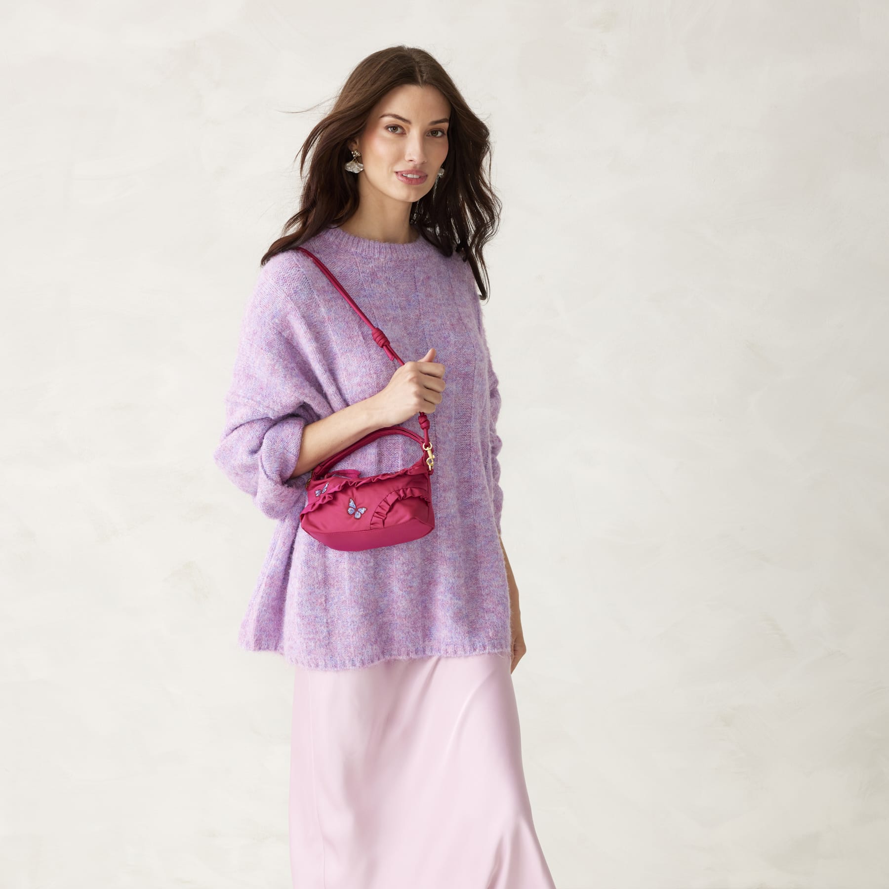 Wicked Roxbury Crescent Crossbody - Nylon | Vera Bradley