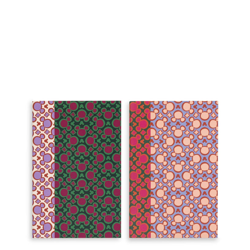 Disney Mini Notebook Set of 2-Mickey Mouse Kaleidoscope Multi-Image 3-Vera Bradley
