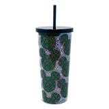 Disney Tumbler with Straw - Mickey Mouse Kaleidoscope Multi - Swatch Image