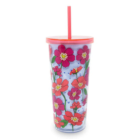 Disney Tumbler with Straw-Mickey Meadow-Image 1-Vera Bradley