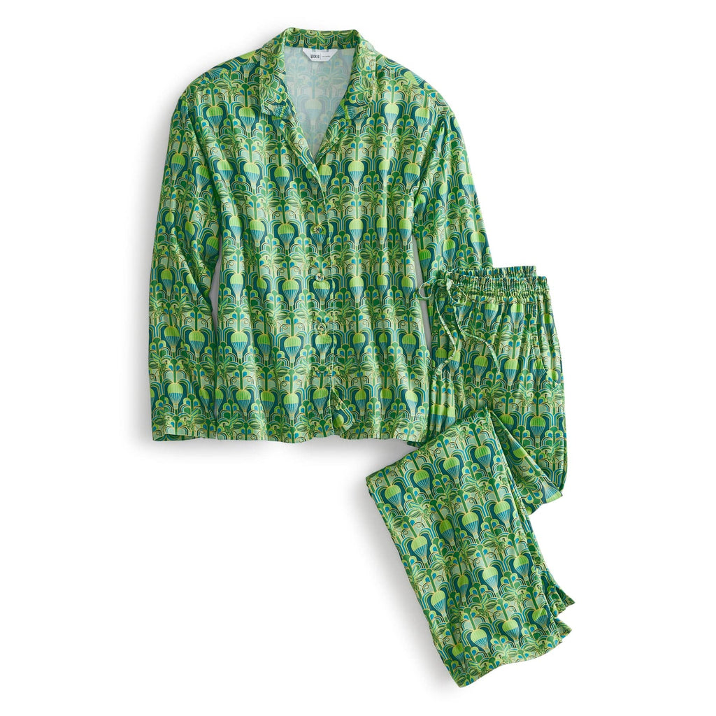 Wicked Long Sleeved Pajama Set Viscose Vera Bradley