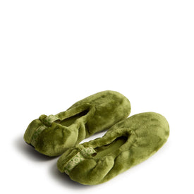 Travel Slippers-Cedar Green-Image 1-Vera Bradley