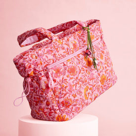 Hathaway Tote Bag-Flourishing Garden-Image 2-Vera Bradley