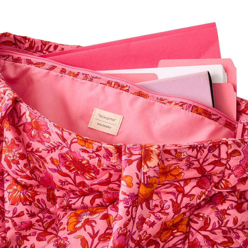 Hathaway Tote Bag-Flourishing Garden-Image 2-Vera Bradley