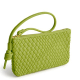 Knotted Wristlet - Spinach Green - Swatch Image