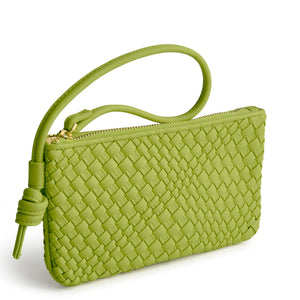 Knotted Wristlet - Spinach Green - Swatch Image
