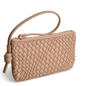 Knotted Wristlet - Warm Taupe - Swatch Image