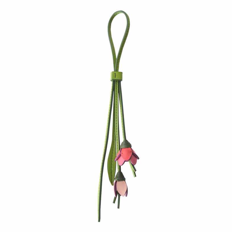 Pink Tulips Bag Charm-Pink Tulip-Image 1-Vera Bradley