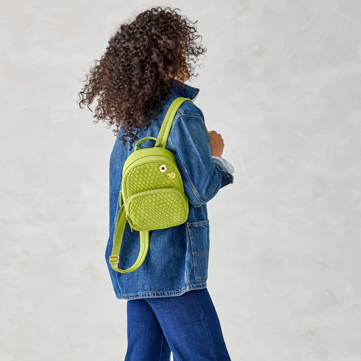 vera bradley mini backpack Vera Bradley Small Backpack In Performance Twill - Hydrangea  main image 2