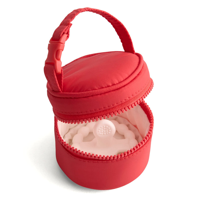 Welland Baby Pacifier Holder - Cayenne