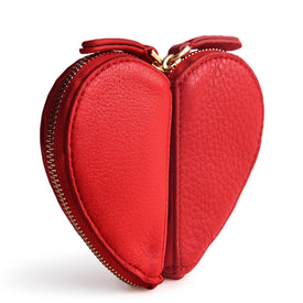 Heart Coin Pouch-Goji Berry Red-Image 1-Vera Bradley