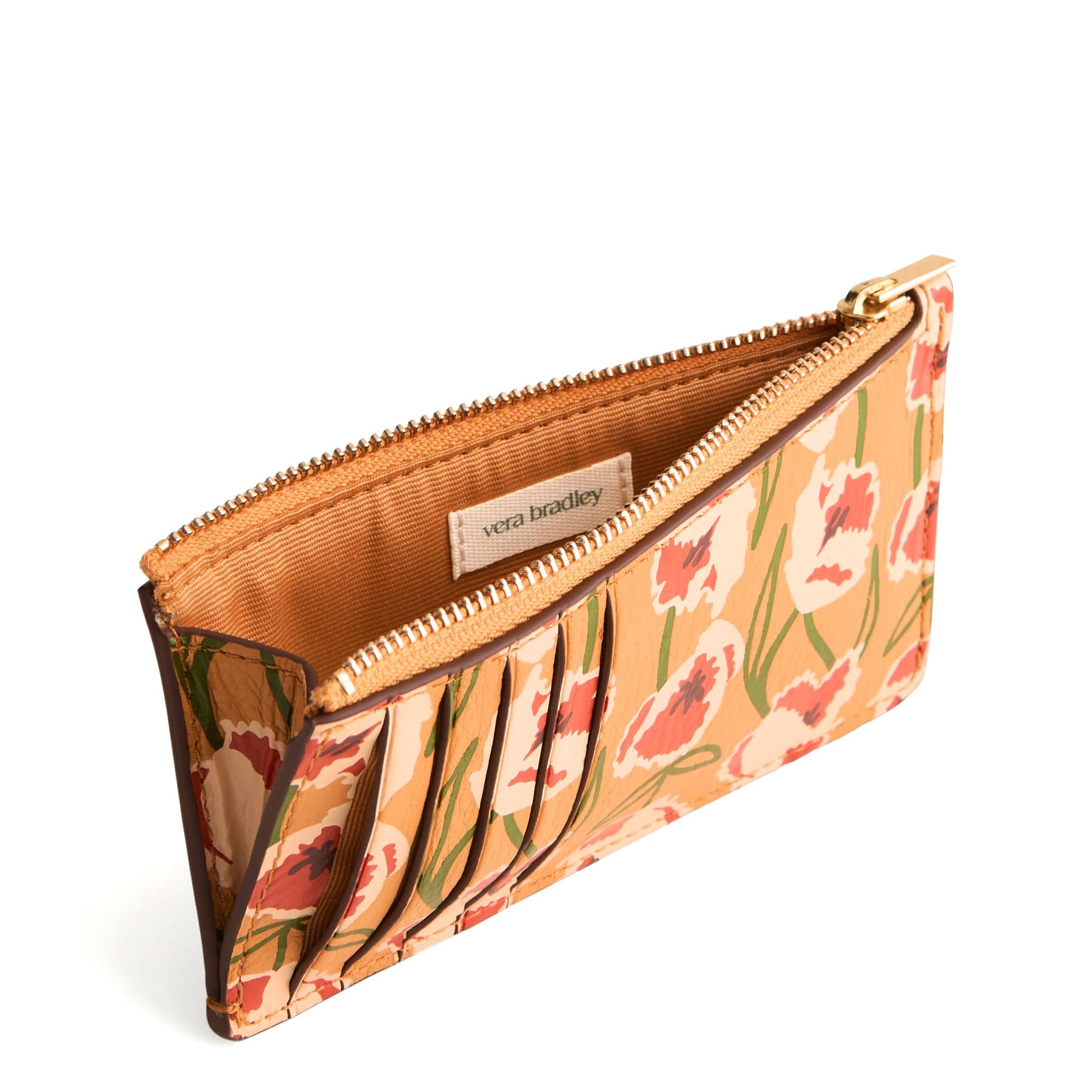 Linear Card Case - Leather | Vera Bradley