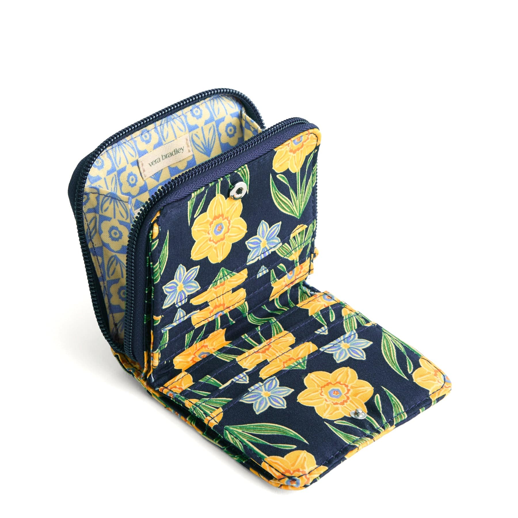 Small Zip-Around Wallet - Cotton | Vera Bradley