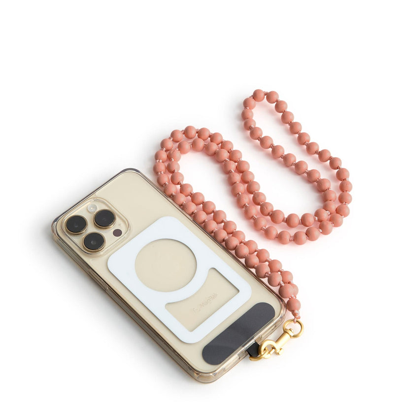 Beaded Phone Cord-Coral Cloud-Image 2-Vera Bradley