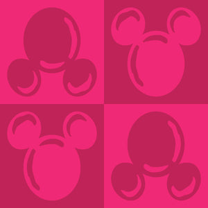 Disney Mickey Mouse Head Throw Blanket-Image 3-Vera Bradley