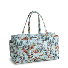 Vera Bradley Disney Large Original Duffel : Ski Weekend Mickey and Friends