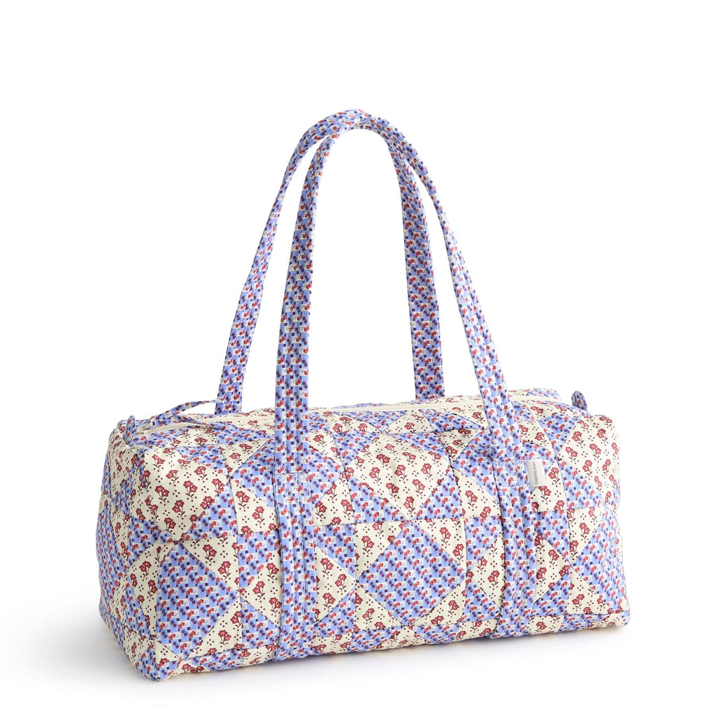 vera bradley small travel duffel bag in cotton