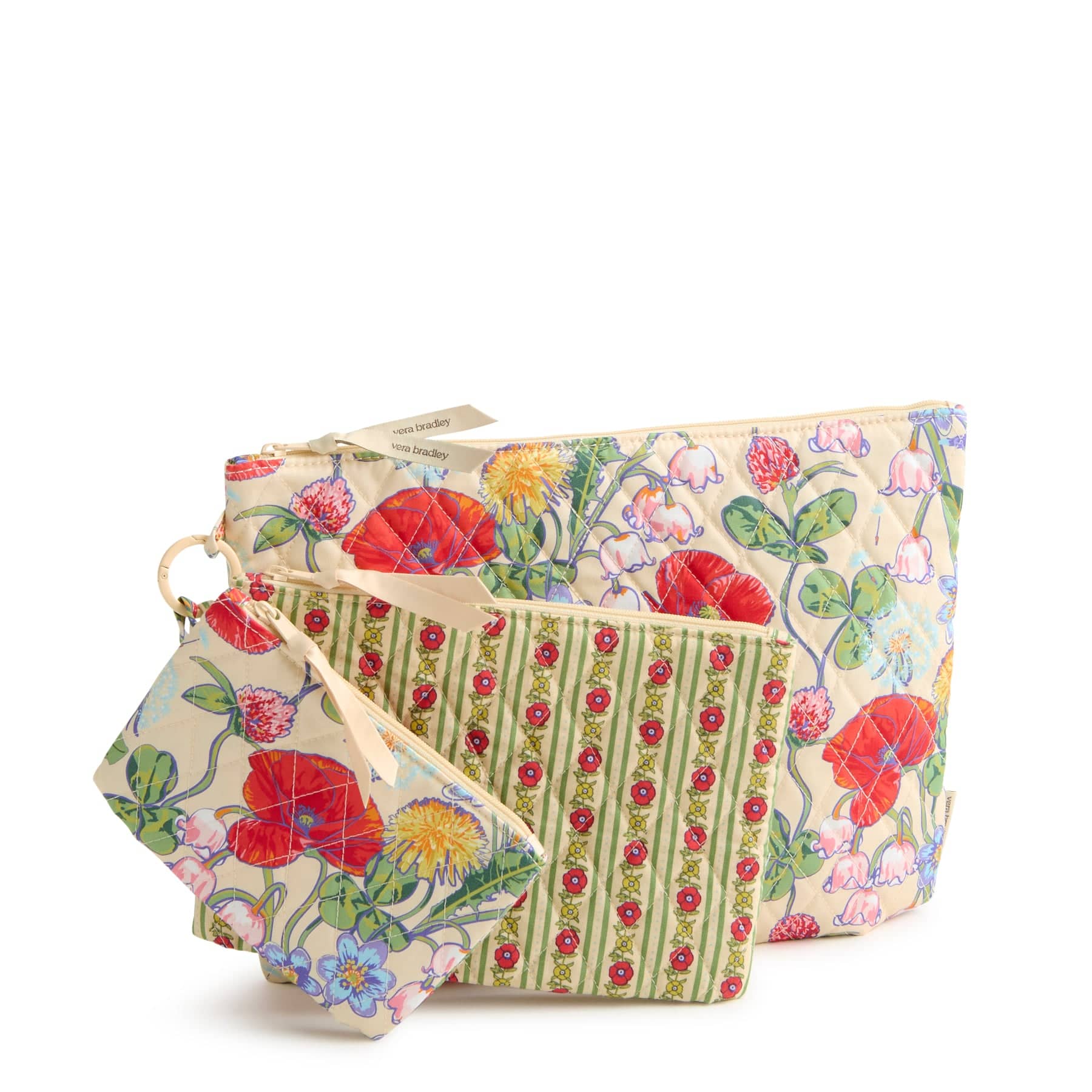 Vera Bradley 3点 トラベルポーチセット 3 Pouch Organizer Set - Cotton | Vera Bradley