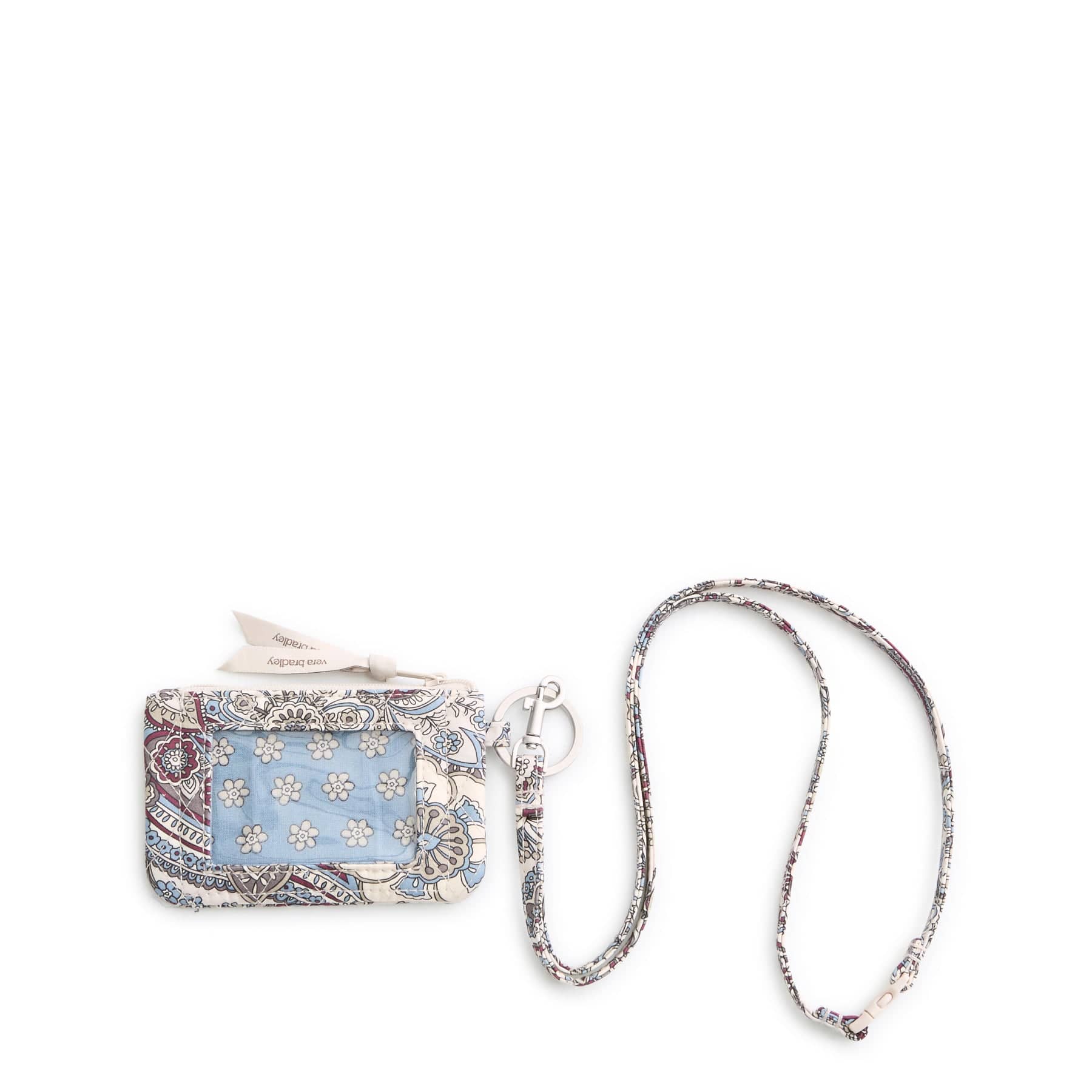 Zip ID Pouch Breakaway Lanyard - Cotton | Vera Bradley