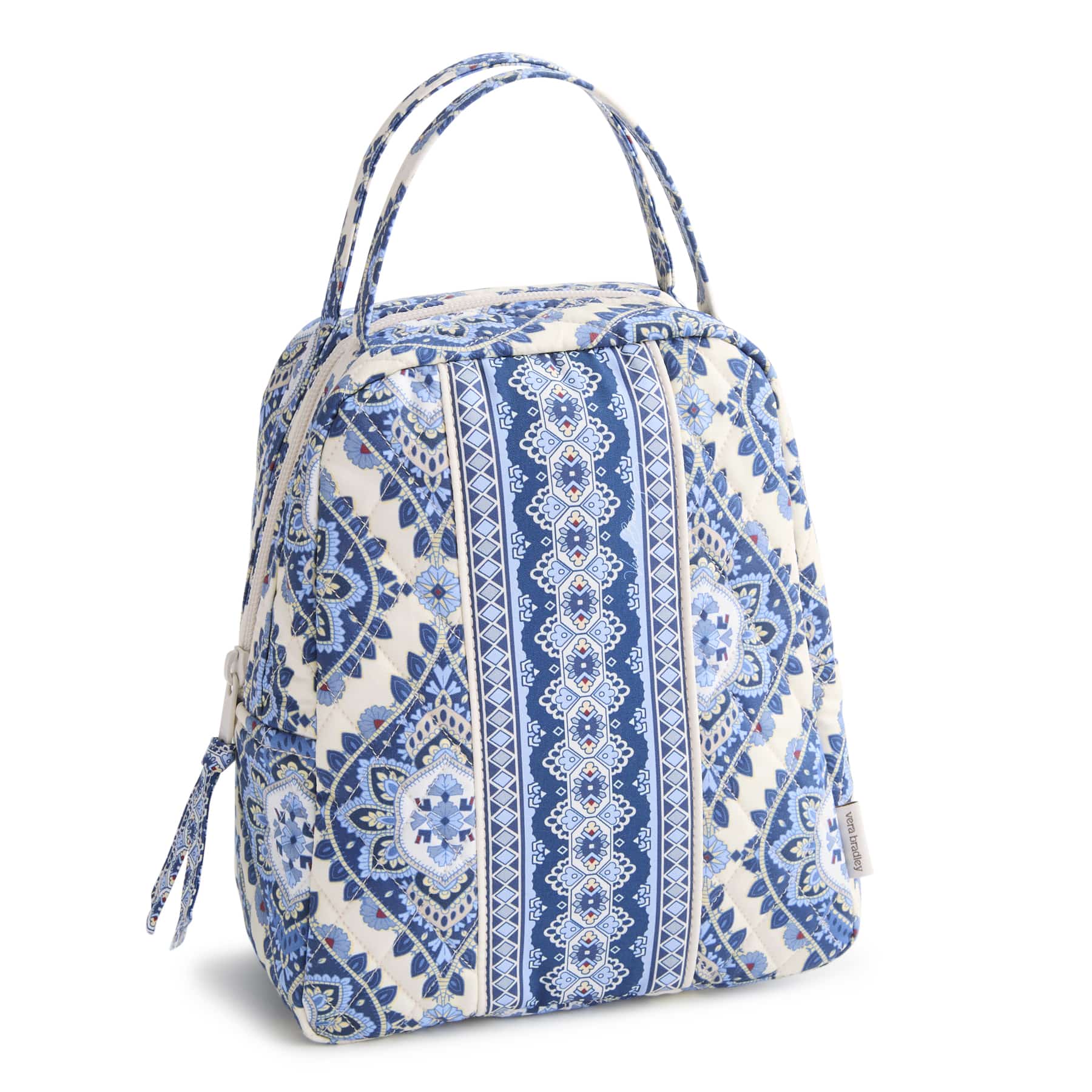 バーバリーブルーレーベル　トートバッグ　キャンバス　バケット　バケツ　筒型 水色 Lunch Bag - Performance Twill | Vera Bradley