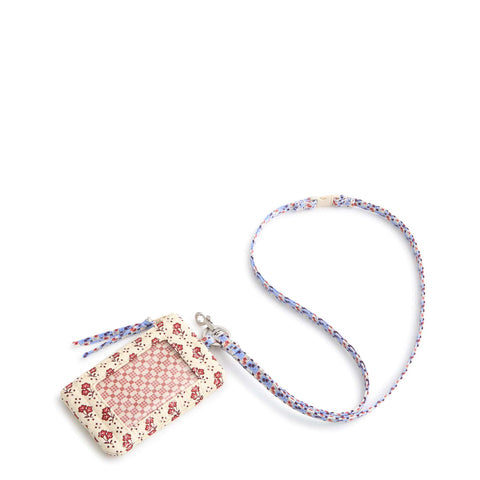 Zip ID Pouch Breakaway Lanyard - Cotton | Vera Bradley
