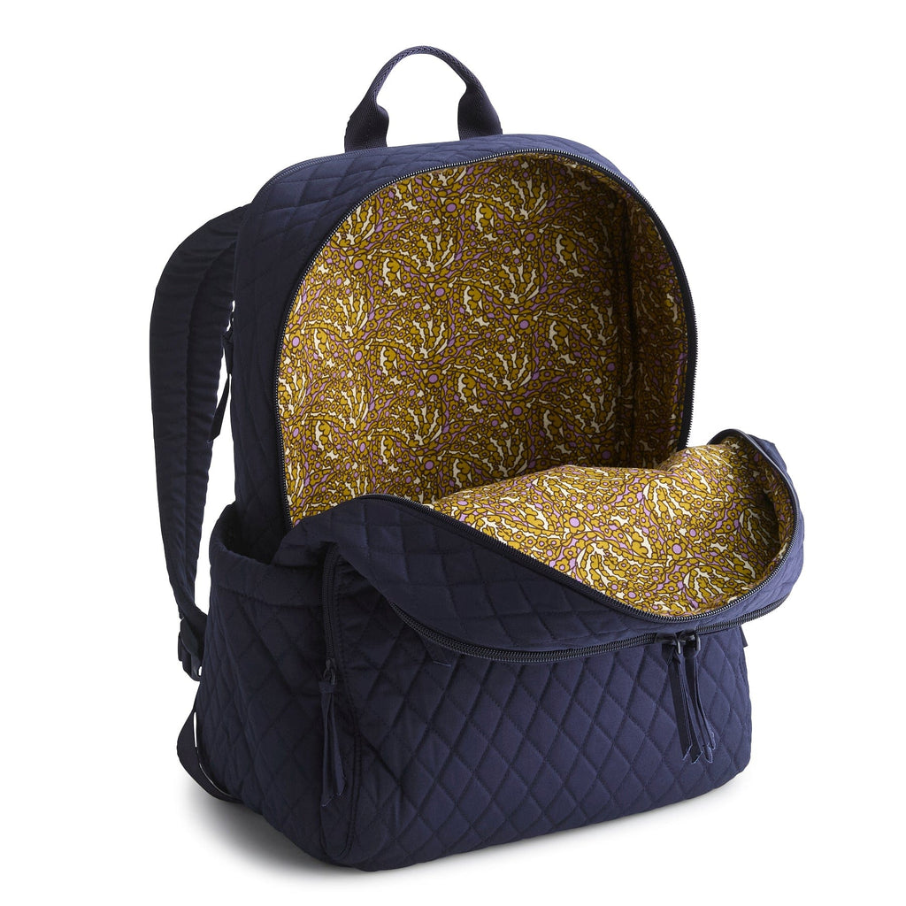Vera Bradley Navy Quilted Backpack with Yellow, Red & Blue Accents Vera Bradley | Bags | Vera Bradley Red And Blue Backpack  main image 2