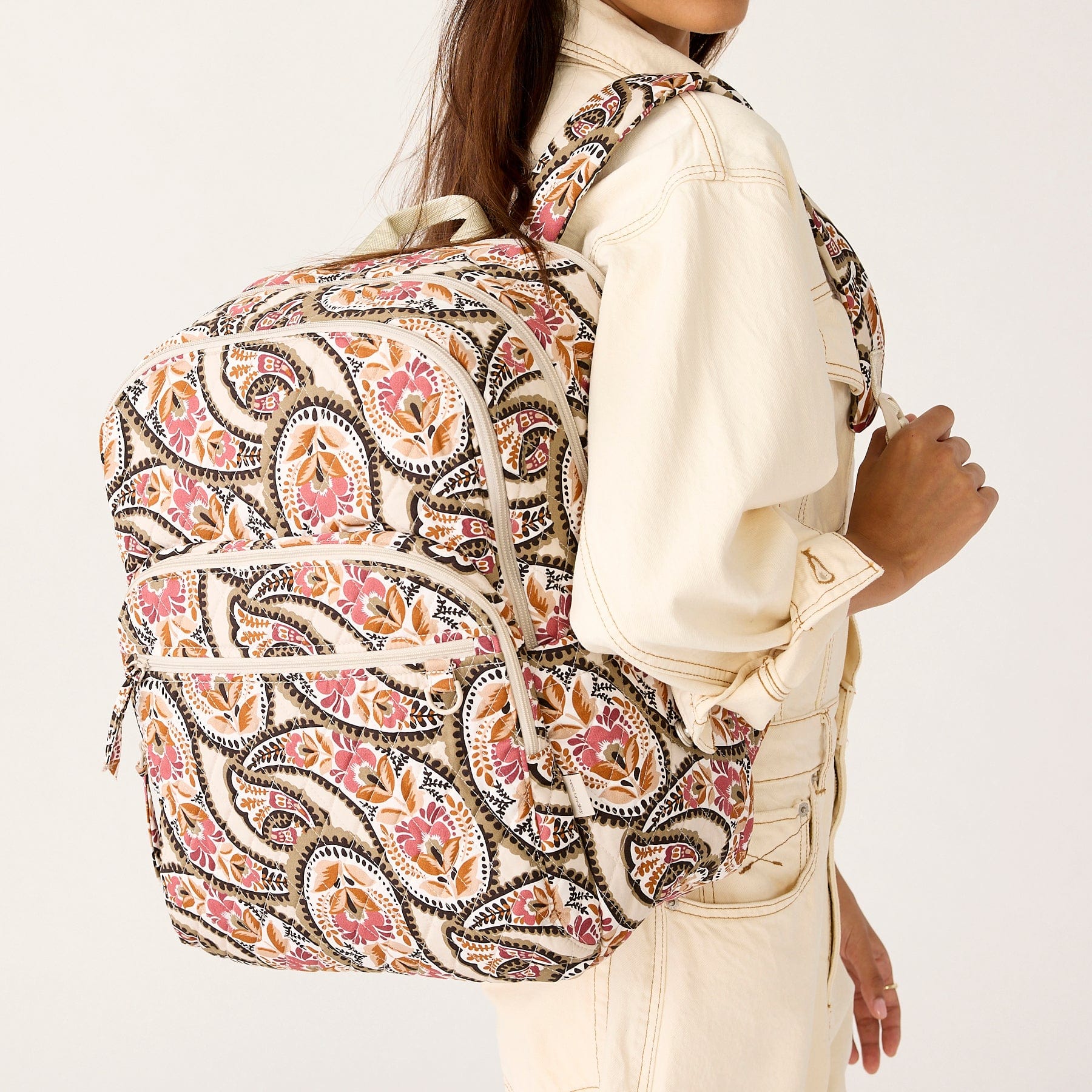 Large Bancroft Backpack - Cotton | Vera Bradley