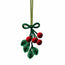 Winter Foliage Bag Charm