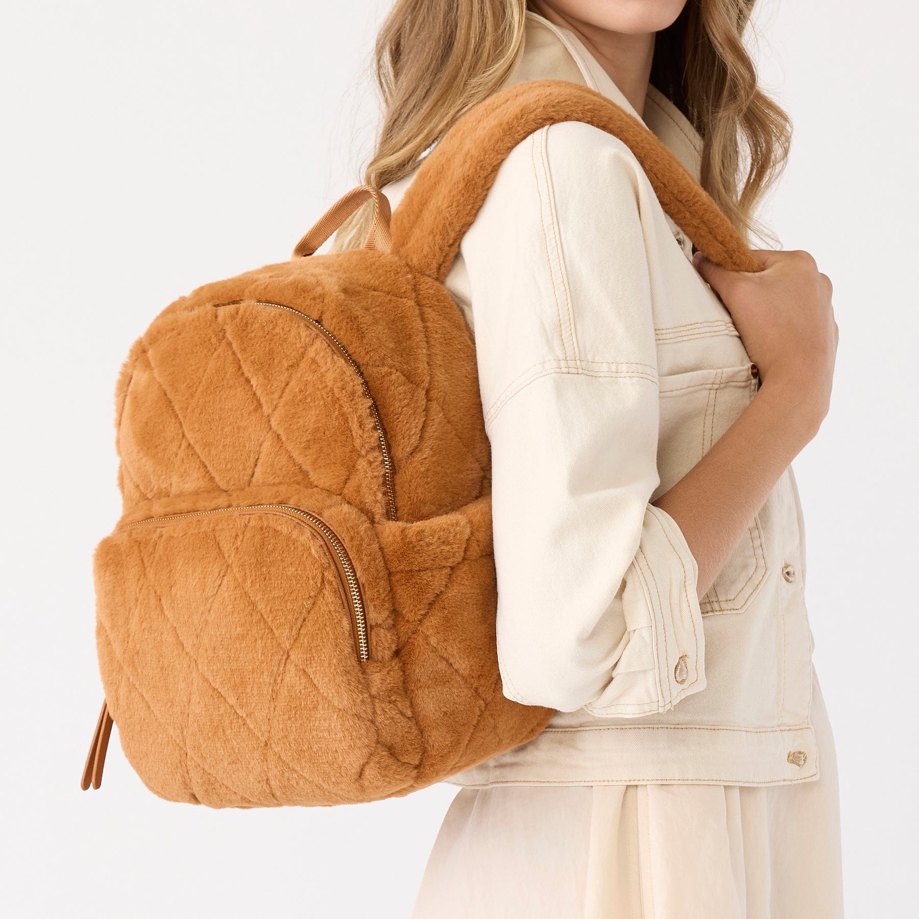 Vera Bradley Small Banbury Backpack Women in Roasted Pecan Brown