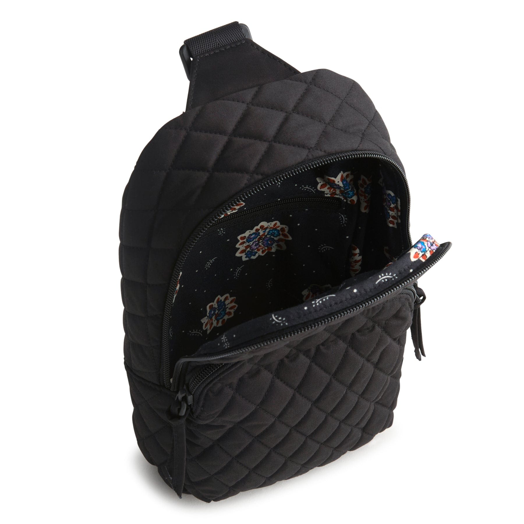 Vera Bradley Lorman Sling Backpack Women in Moonless Night Black