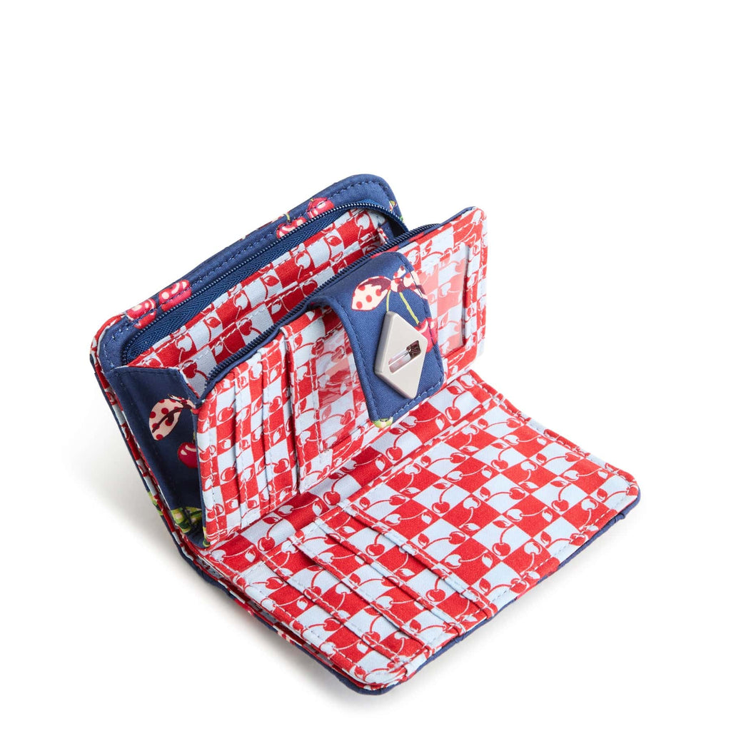 Small Turnlock Wallet - Cotton | Vera Bradley